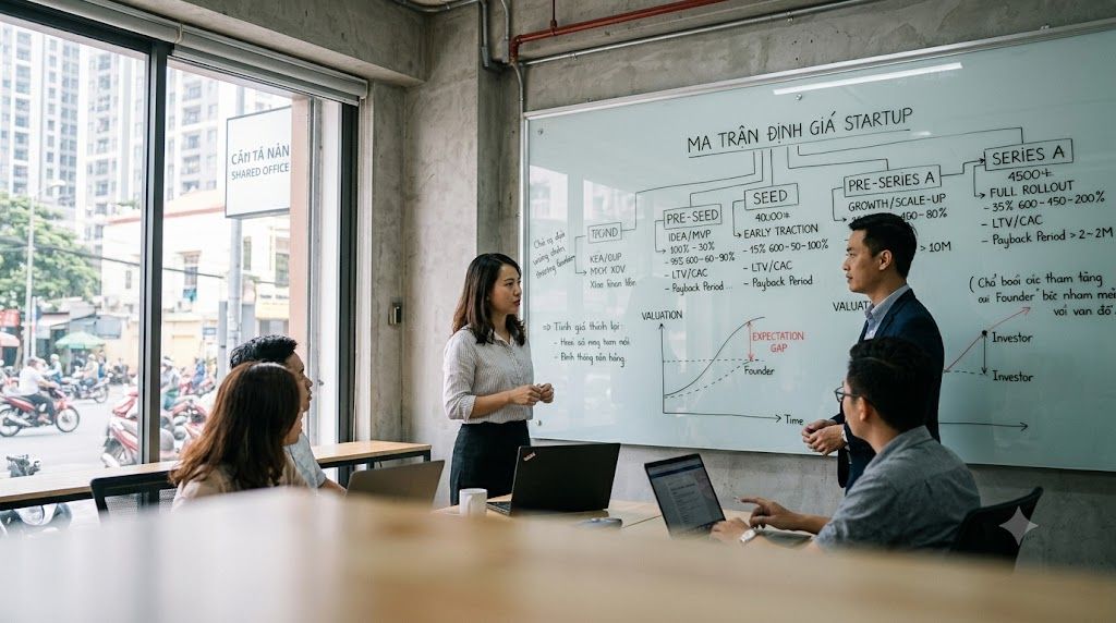 Định Giá Startup Giai Đoạn Early-Stage: Khi Số Liệu “Đè Bẹp” Cảm Xúc Gọi Vốn